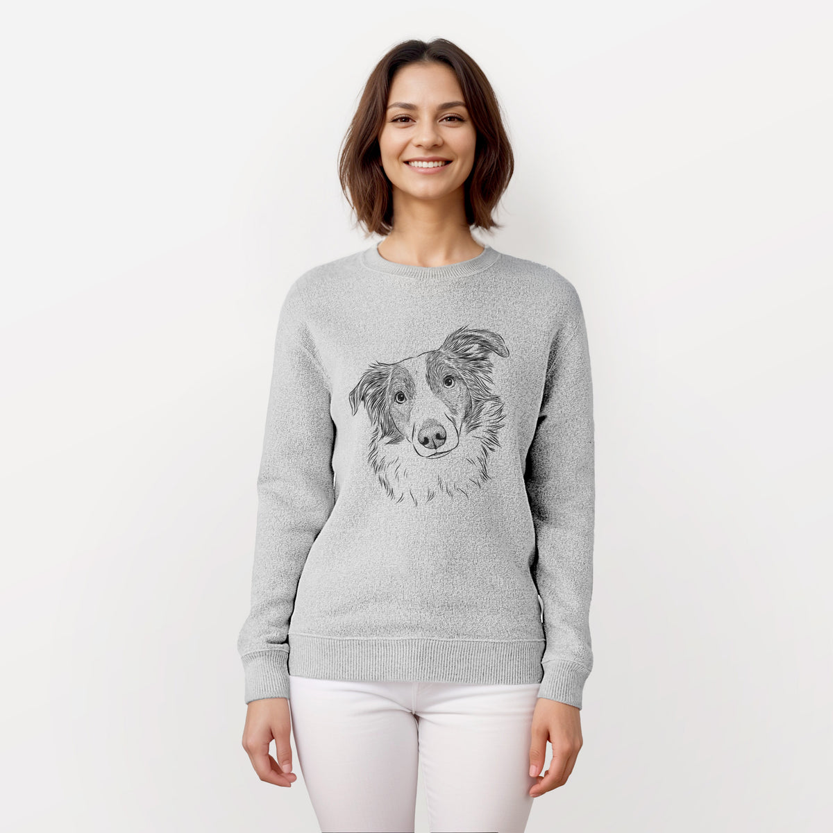 Cyclone the Australian Shepherd - Knit Sweatshirt