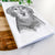 Daisy the Hound Mix Tea Towel