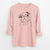 Bare Darling Chloe the Pug - Men's Heavyweight 100% Cotton Long Sleeve