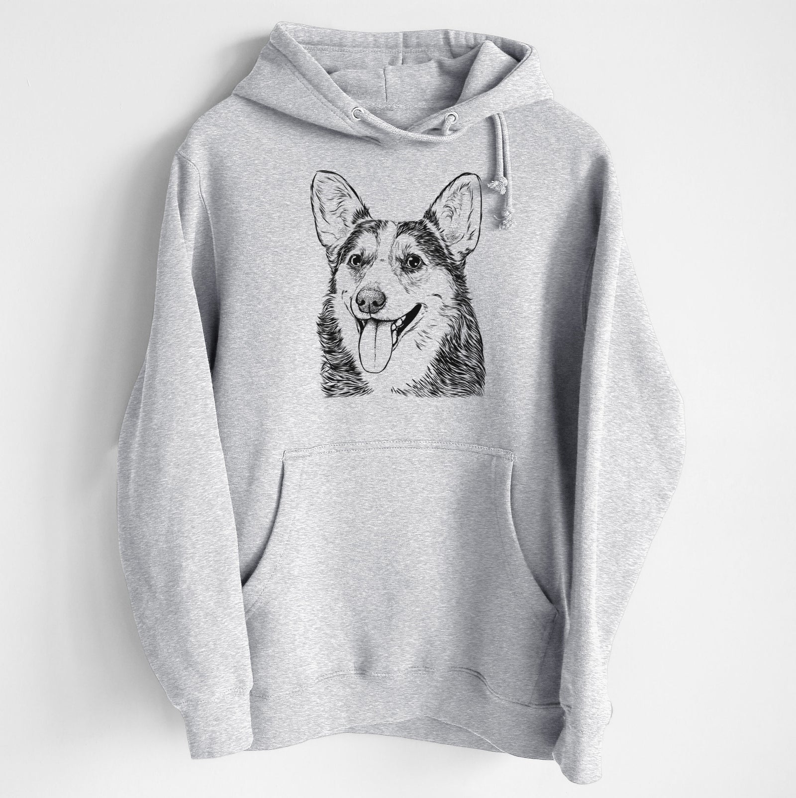 Darma the Corgi- Heavyweight Fleece Hoodie