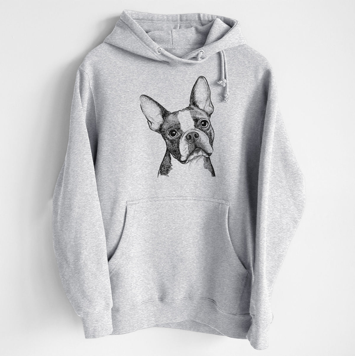 Dee Dee the Boston Terrier- Heavyweight Fleece Hoodie