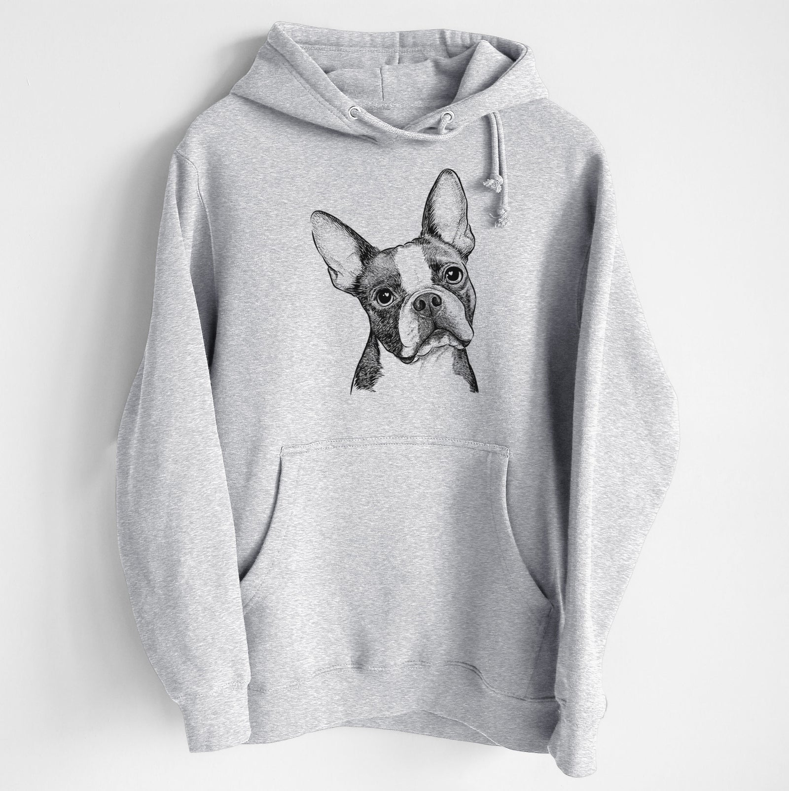 Dee Dee the Boston Terrier- Heavyweight Fleece Hoodie