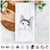 Denver the Calico Cat Tea Towel