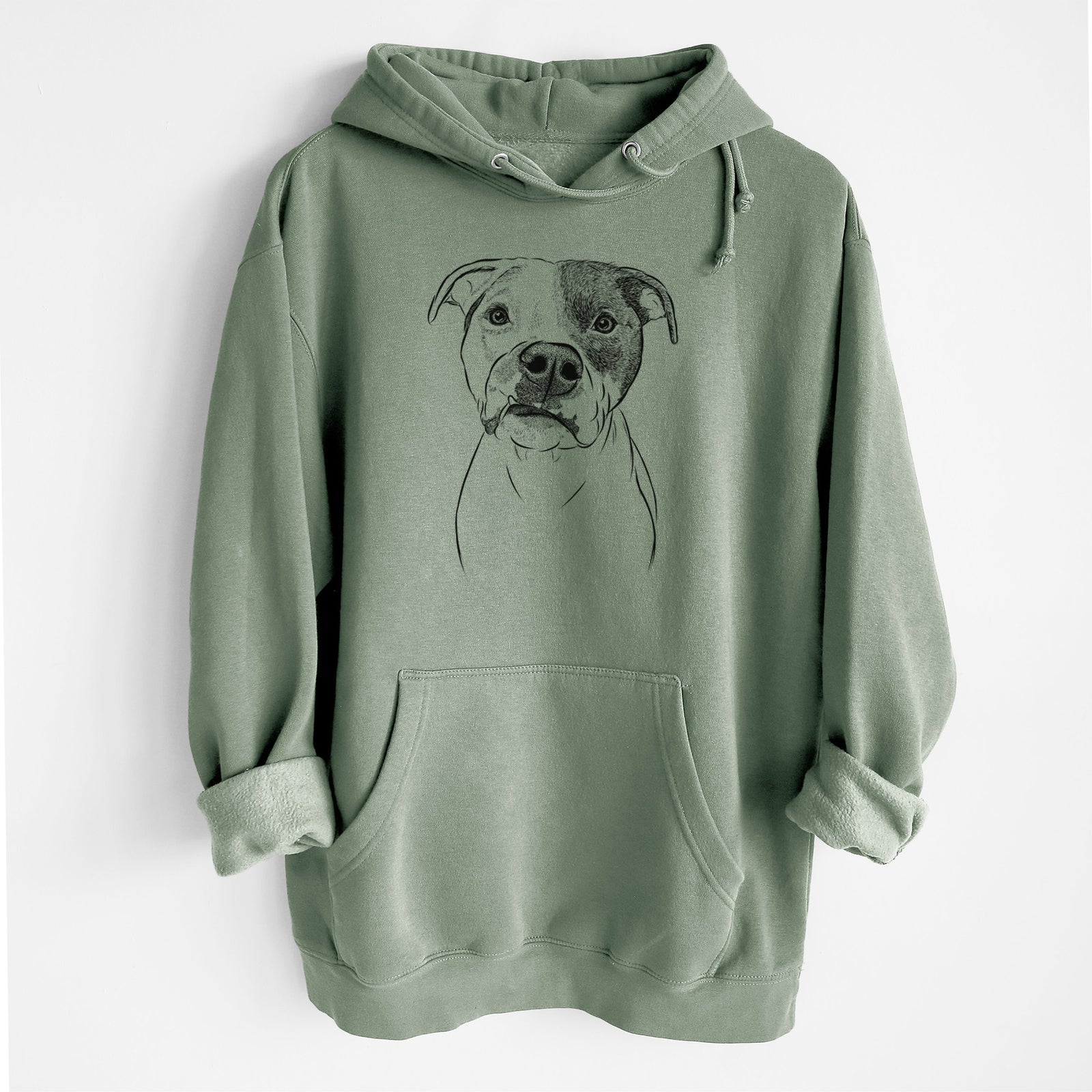 Dexter the Pitbull- Heavyweight Fleece Hoodie