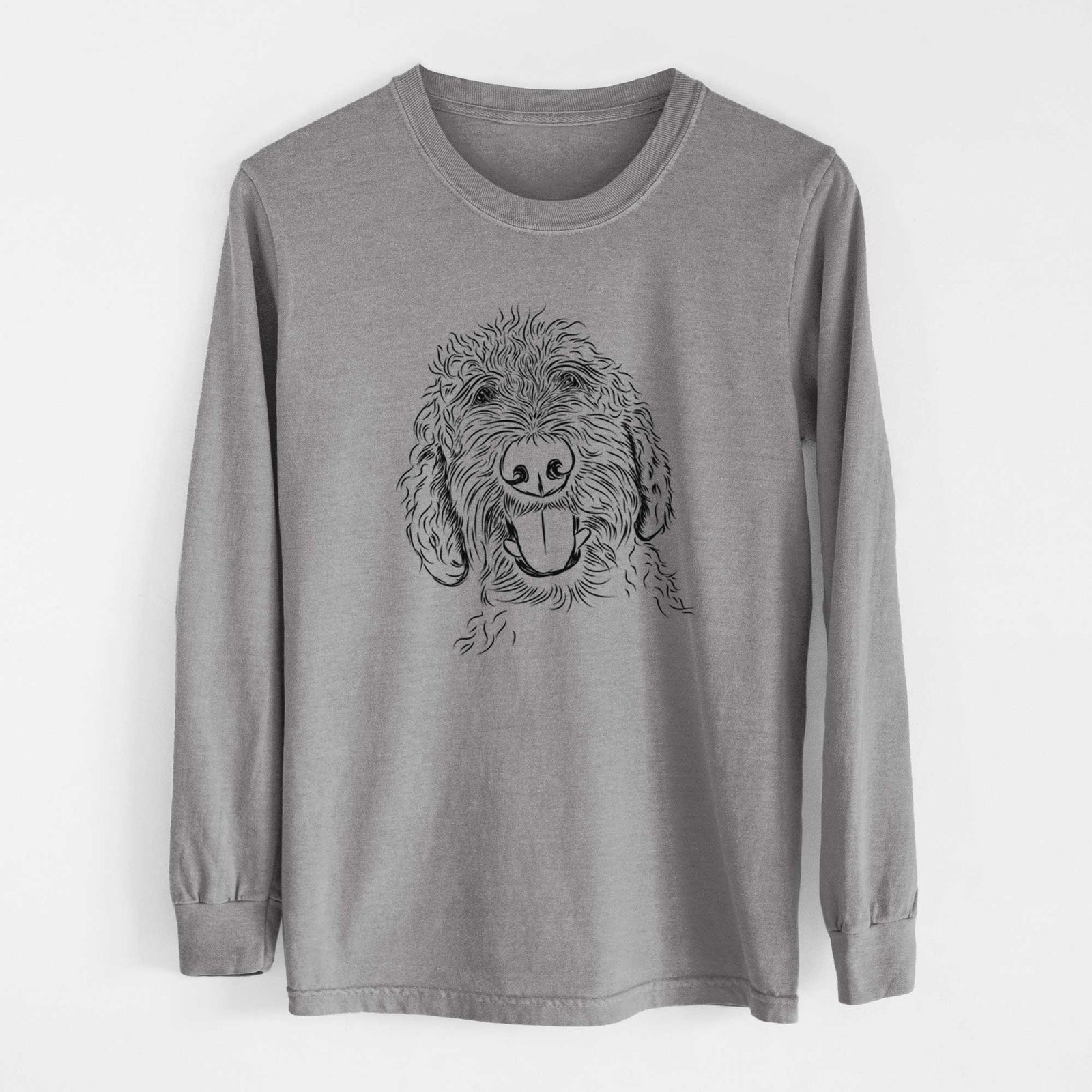 Bare Dixie the Doodle - Men's Heavyweight 100% Cotton Long Sleeve
