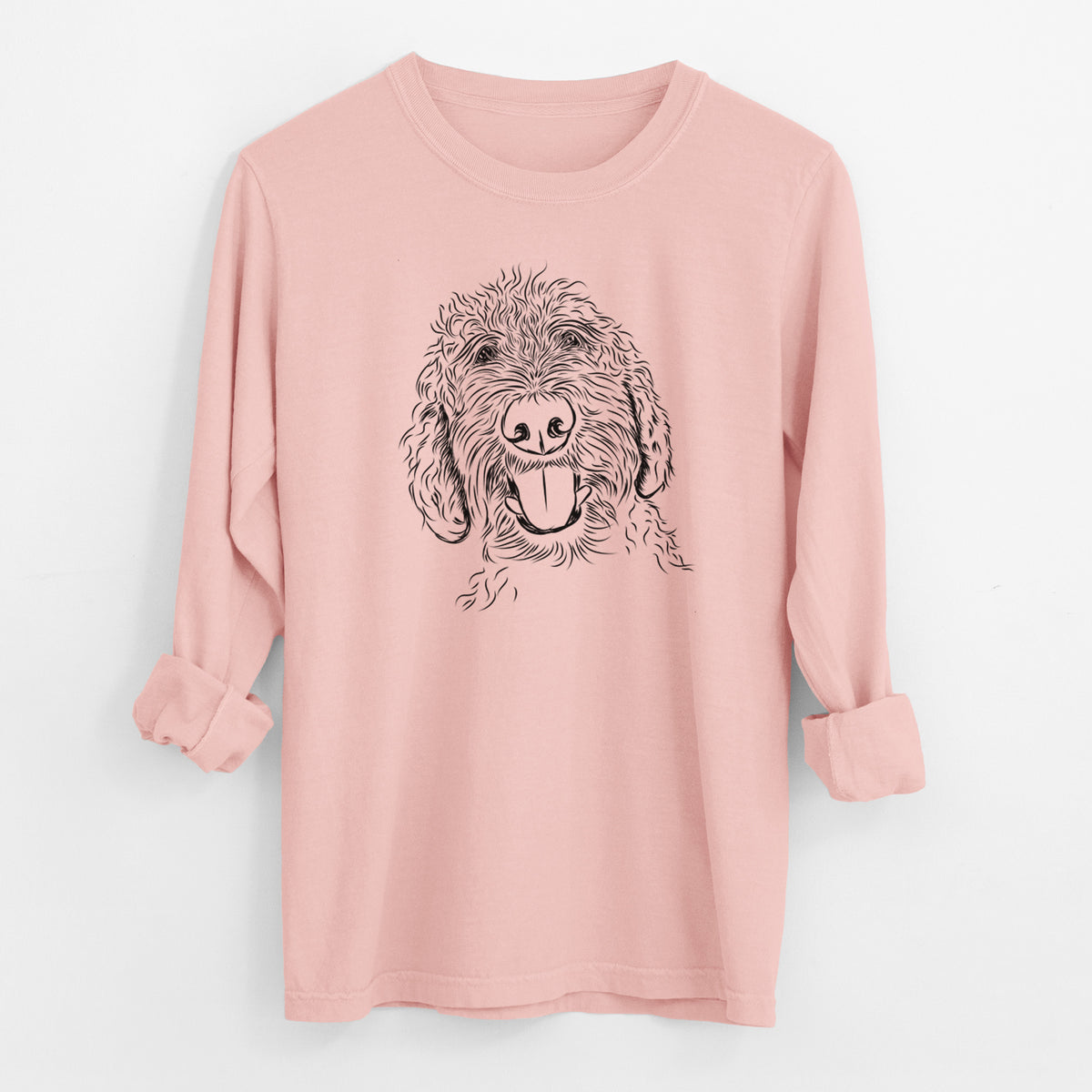 Bare Dixie the Doodle - Men's Heavyweight 100% Cotton Long Sleeve