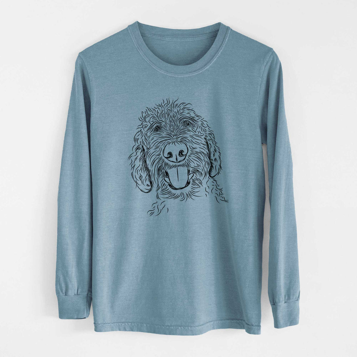 Bare Dixie the Doodle - Men's Heavyweight 100% Cotton Long Sleeve