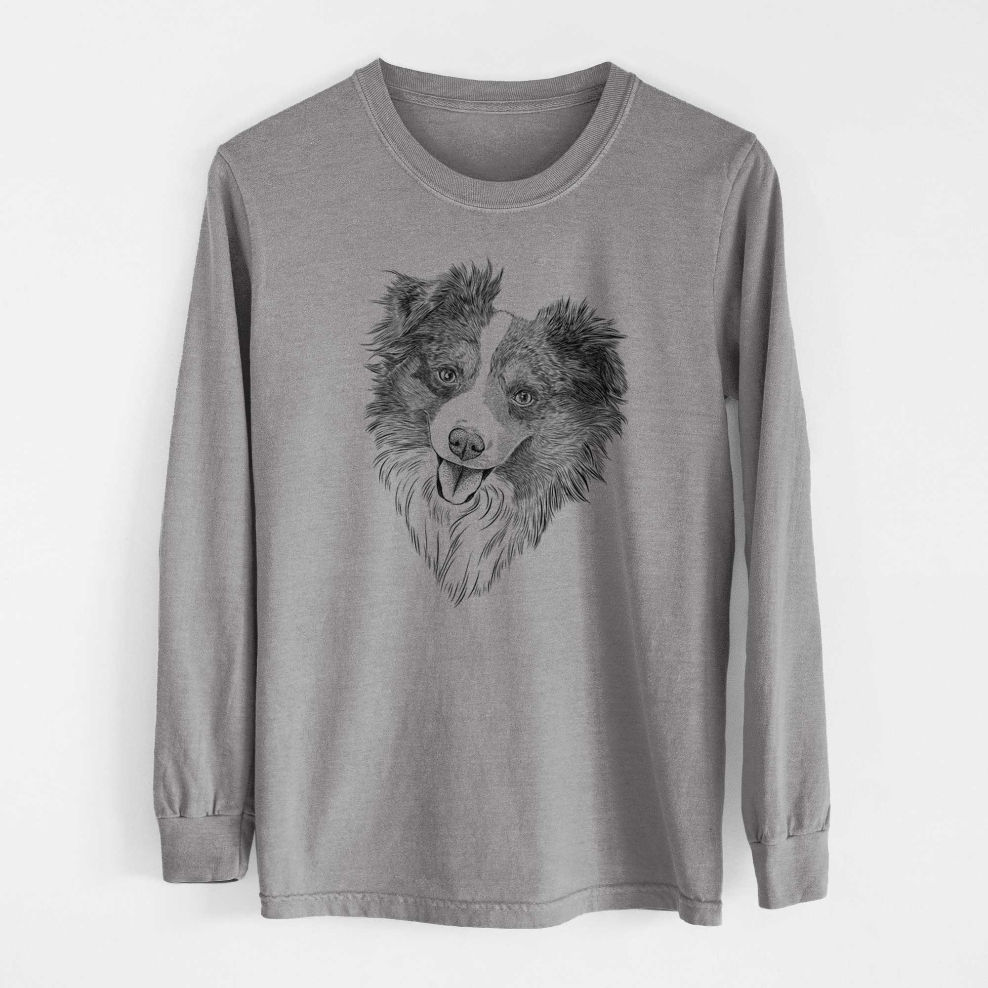 Bare Doc the Mini Aussie - Men's Heavyweight 100% Cotton Long Sleeve