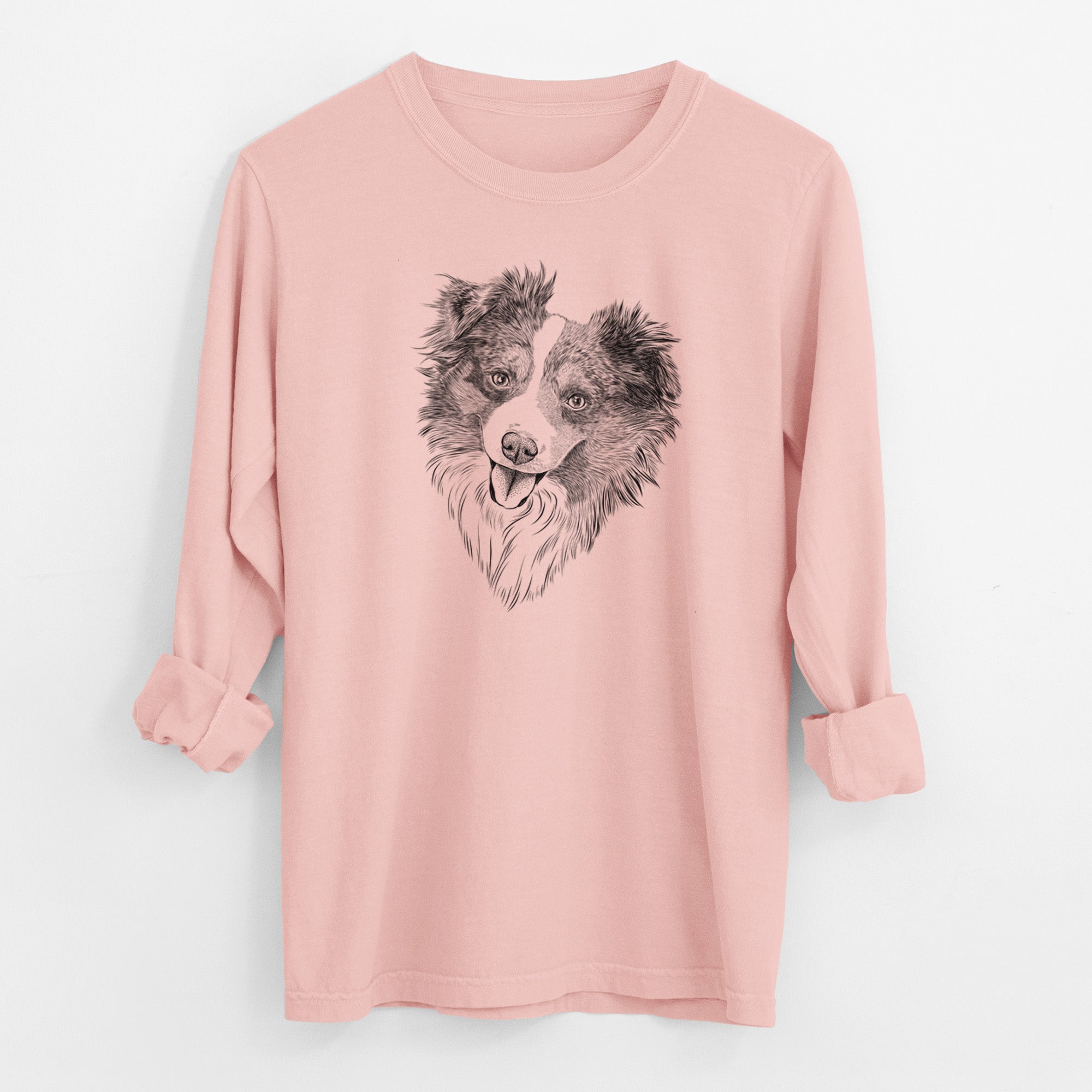 Bare Doc the Mini Aussie - Men's Heavyweight 100% Cotton Long Sleeve
