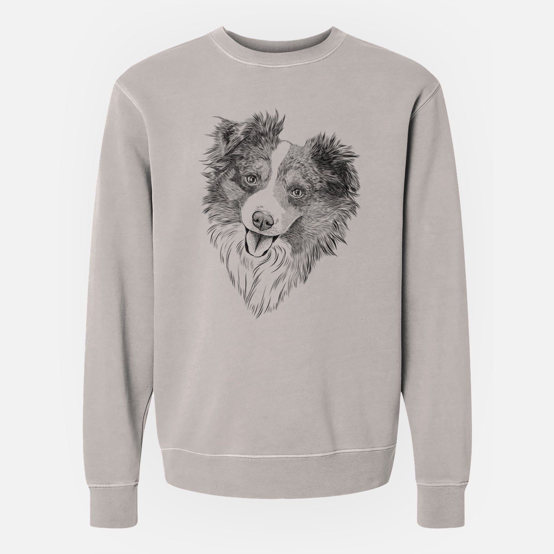 Bare Doc the Mini Aussie - Unisex Pigment Dyed Crew Sweatshirt