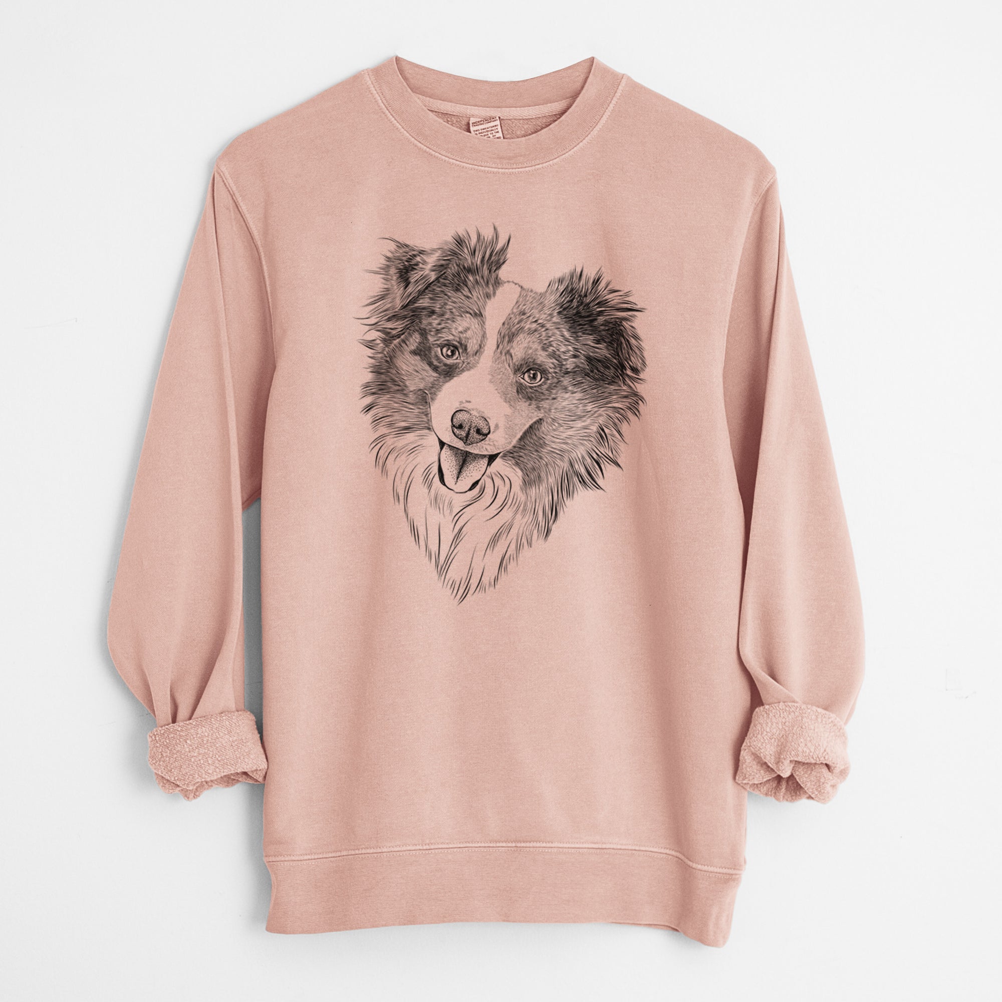 Bare Doc the Mini Aussie - Unisex Pigment Dyed Crew Sweatshirt