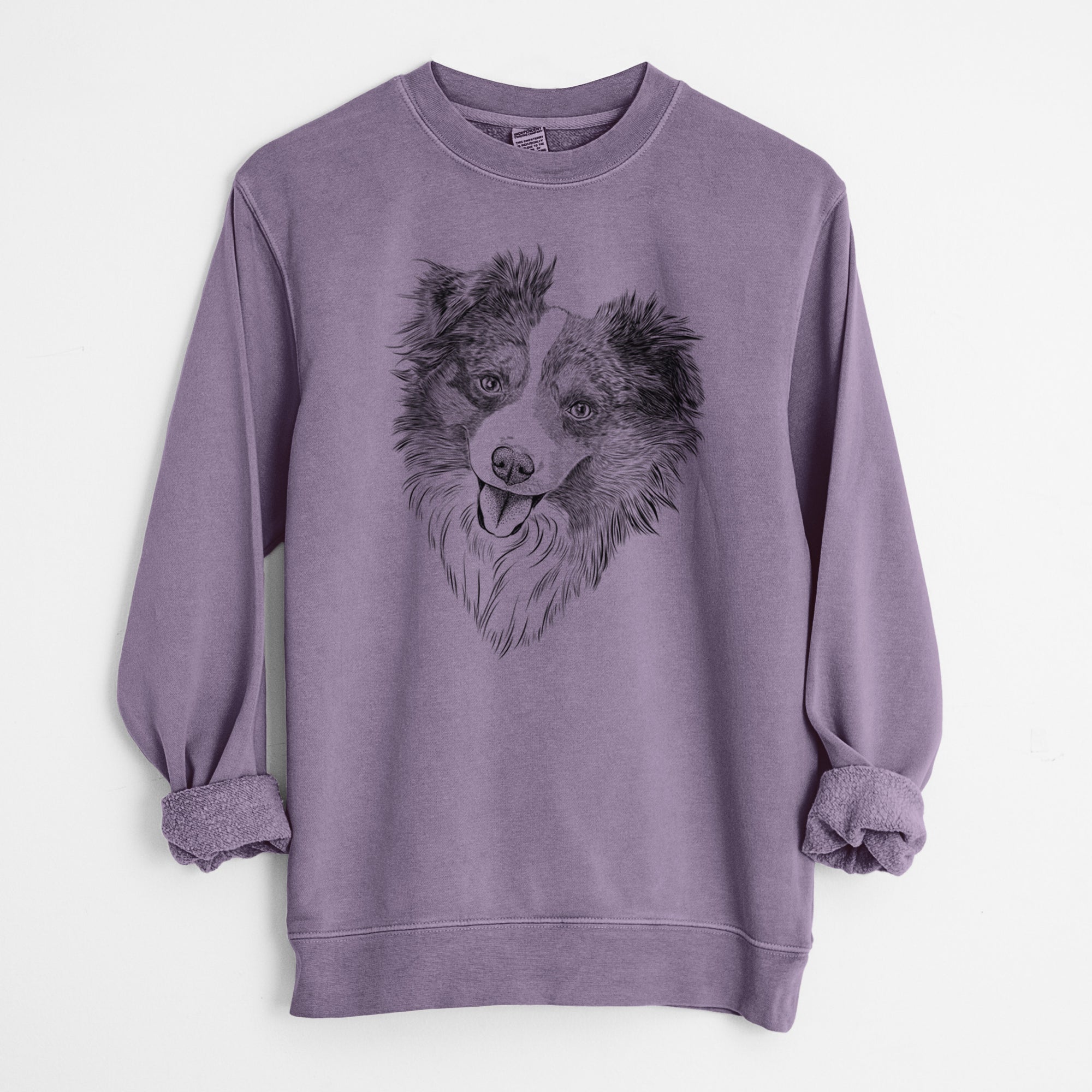 Bare Doc the Mini Aussie - Unisex Pigment Dyed Crew Sweatshirt