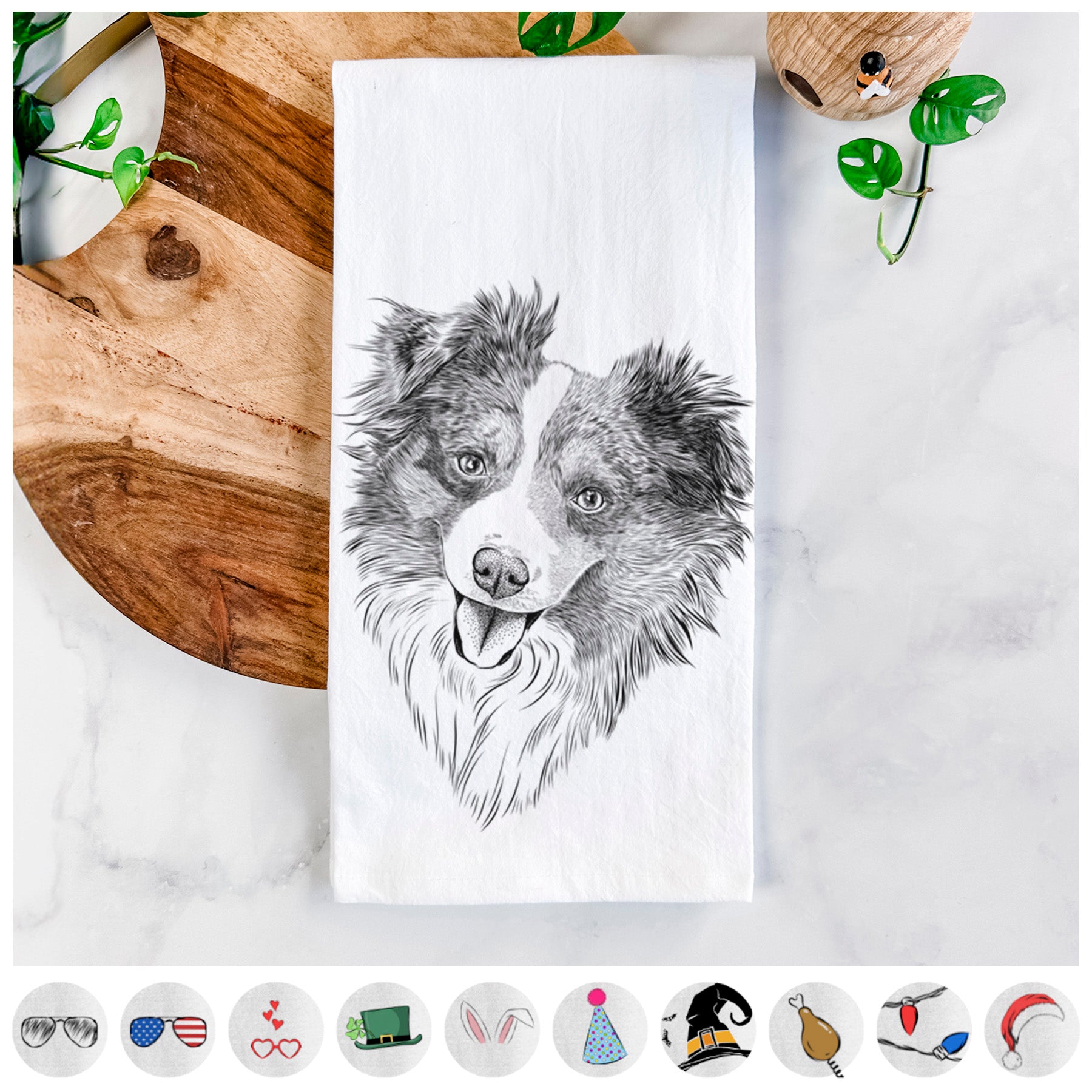 Doc the Mini Aussie Tea Towel