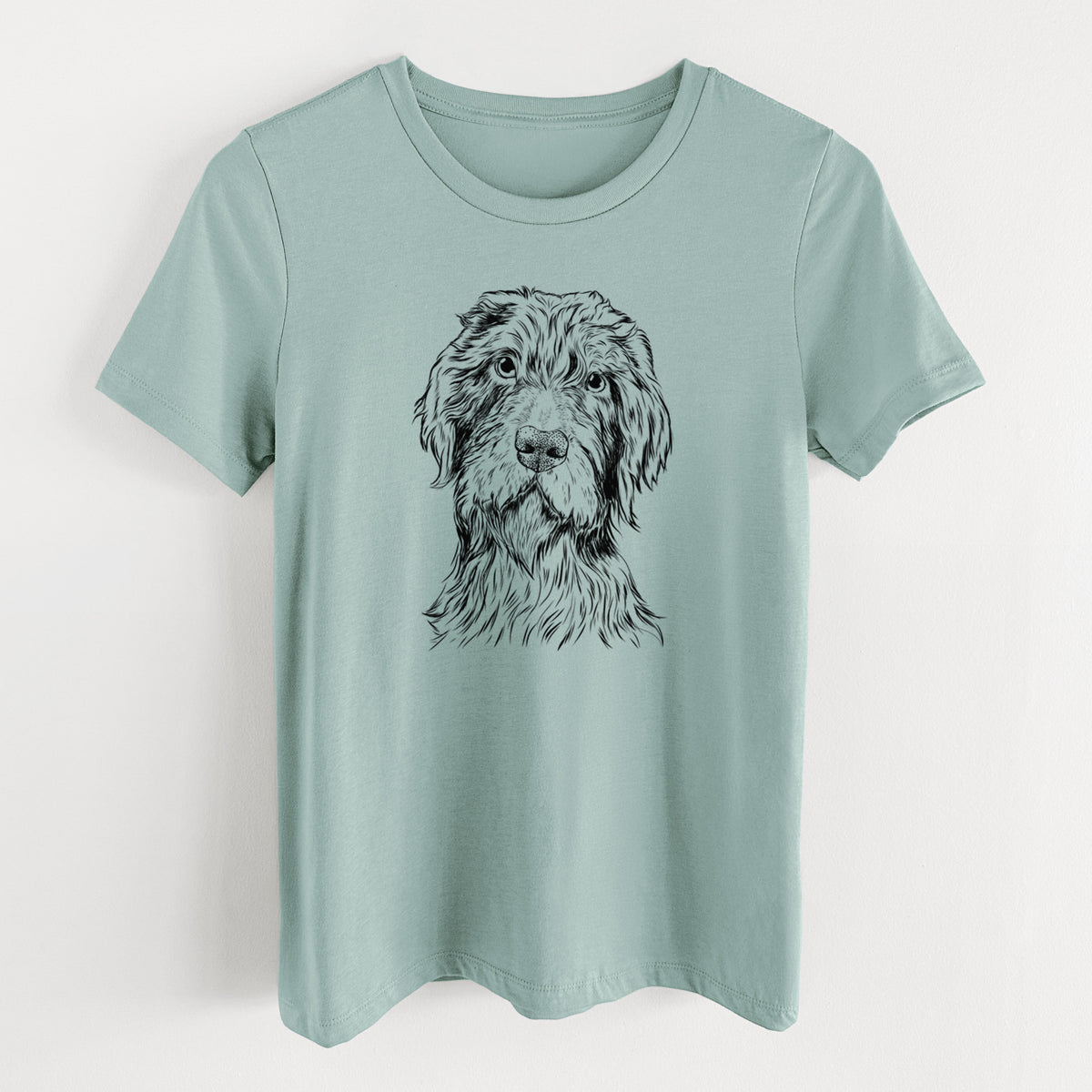 Bare Doc Holliday the Pudelpointer - Women's Lightweight Relaxed Fit 100% Cotton Crewneck