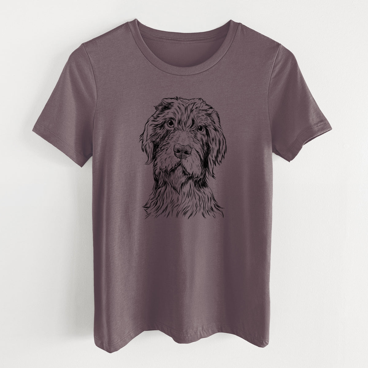 Bare Doc Holliday the Pudelpointer - Women's Lightweight Relaxed Fit 100% Cotton Crewneck