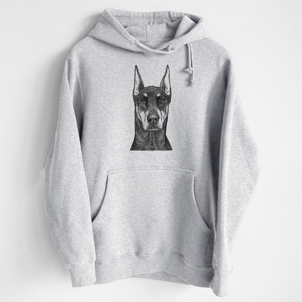 Drake the Doberman Pinscher- Heavyweight Fleece Hoodie