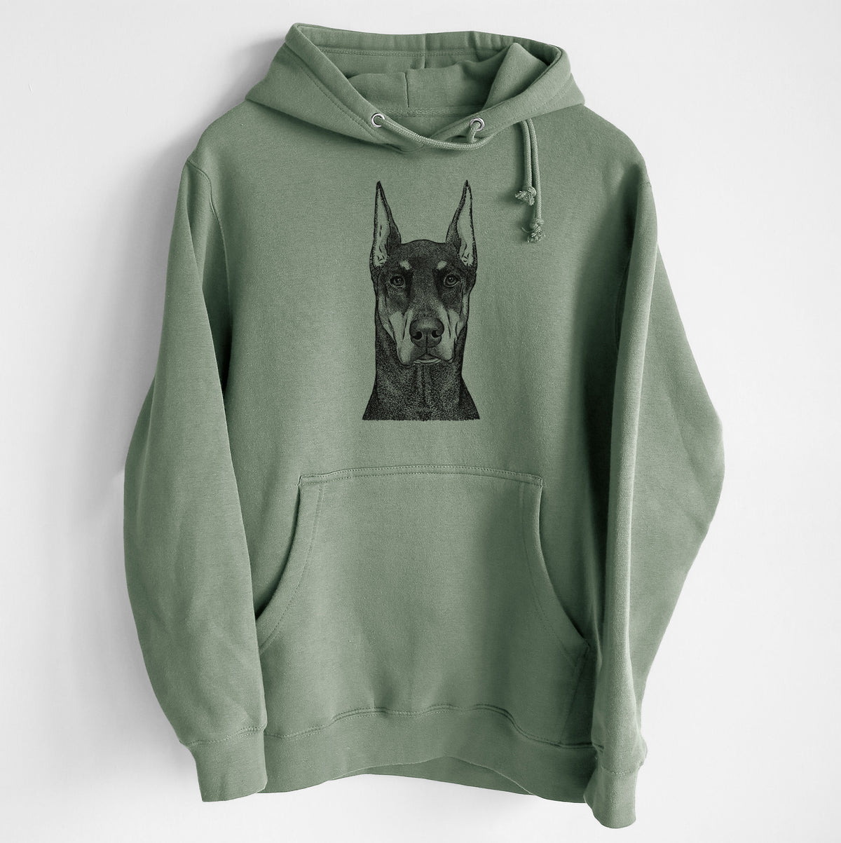 Drake the Doberman Pinscher- Heavyweight Fleece Hoodie
