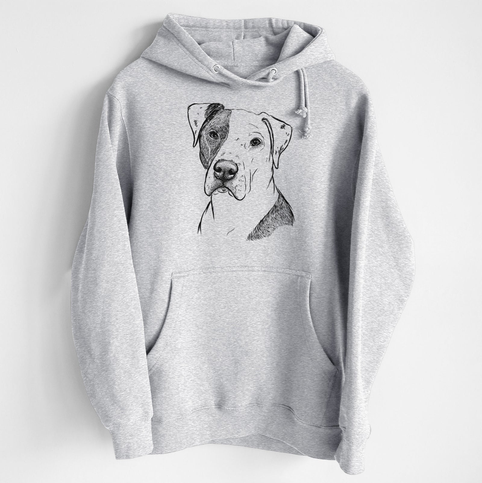 Duke the American Staffordshire Terrier Mix- Heavyweight Fleece Hoodie