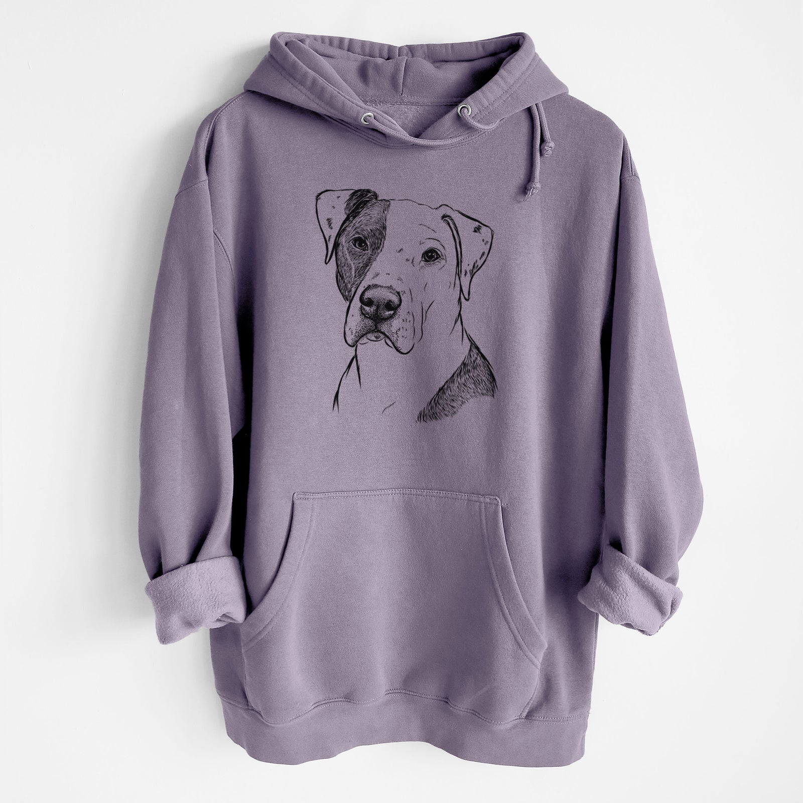 Duke the American Staffordshire Terrier Mix- Heavyweight Fleece Hoodie