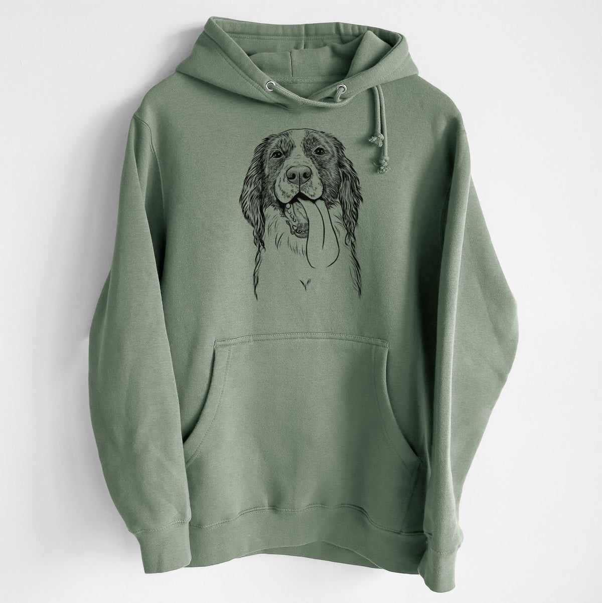 Duke the English Springer Spaniel- Heavyweight Fleece Hoodie