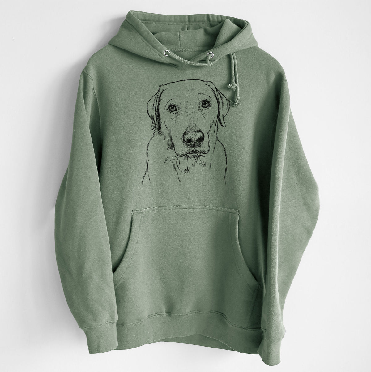 Duke the Yellow Lab- Heavyweight Fleece Hoodie