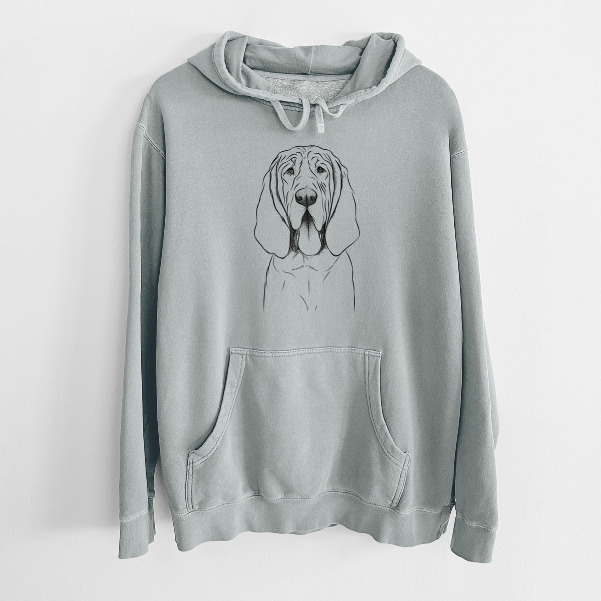 Bare Earl the Bloodhound - Unisex Pigment Dyed Hoodie