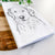 Eli the Golden Retriever Tea Towel