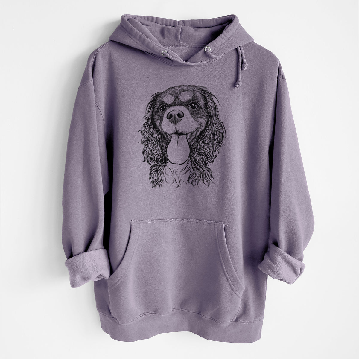 Elizabeth the Cavalier King Charles Spaniel- Heavyweight Fleece Hoodie