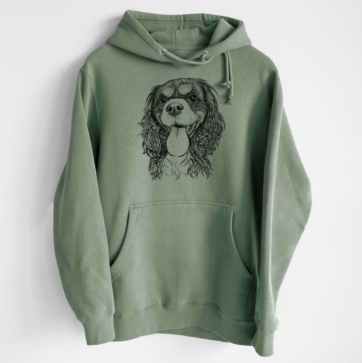 Elizabeth the Cavalier King Charles Spaniel- Heavyweight Fleece Hoodie