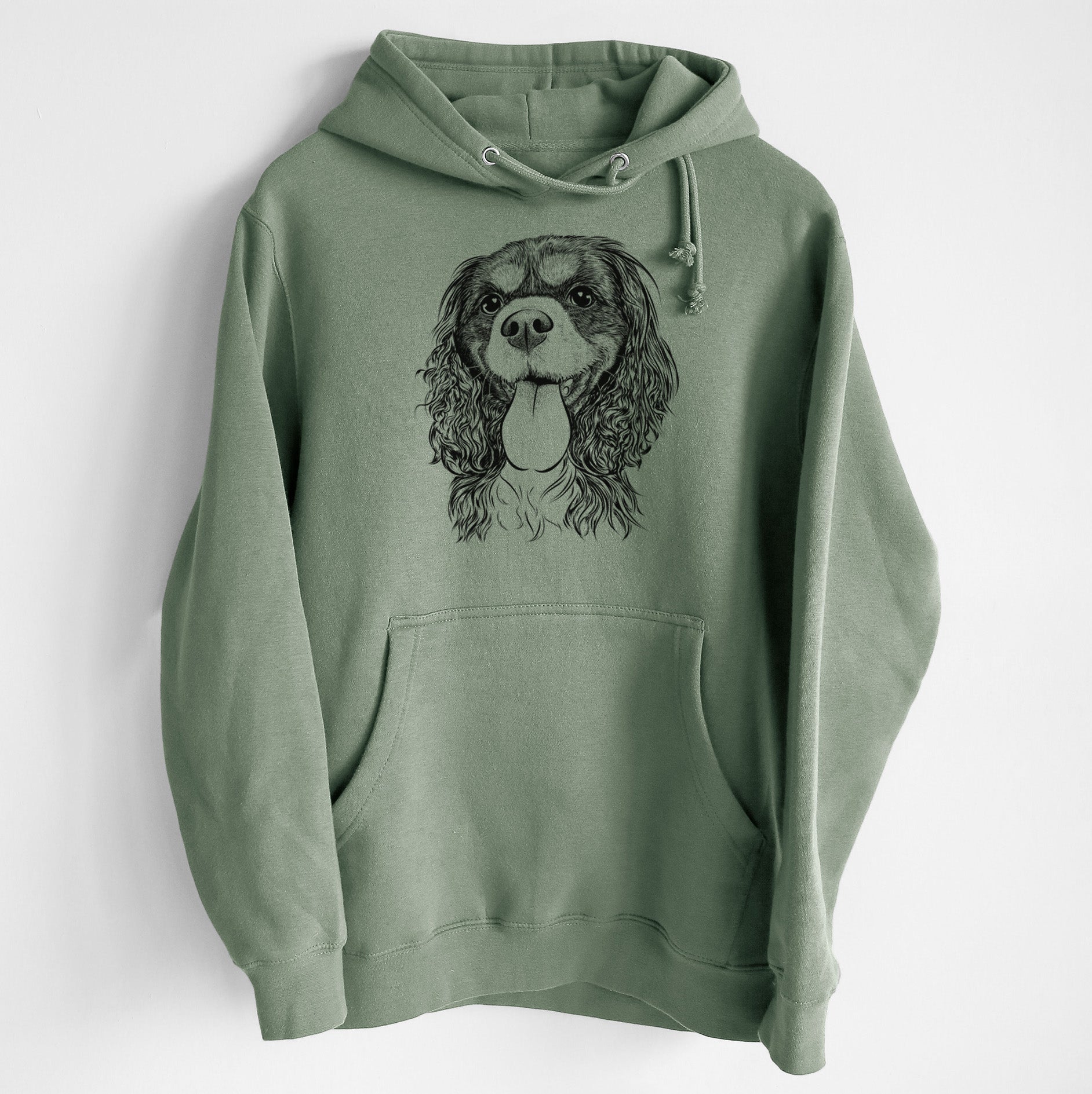 Elizabeth the Cavalier King Charles Spaniel- Heavyweight Fleece Hoodie