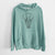 Bare Ella the Elephant - Unisex Pigment Dyed Hoodie