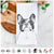 Ella the French Bulldog Tea Towel