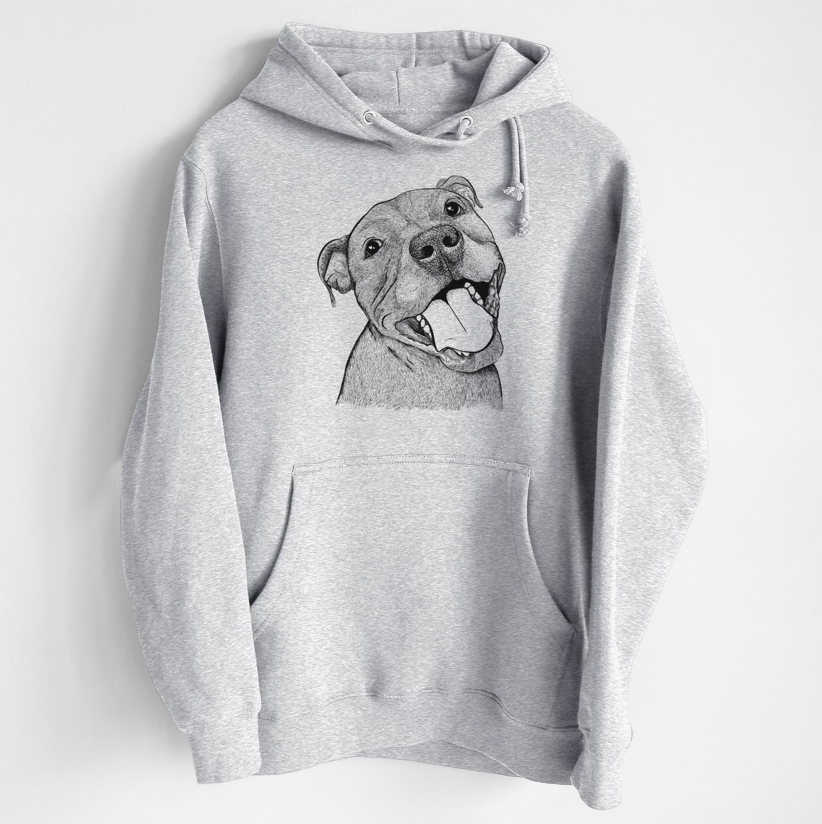 Eloise the Pitbull Mix- Heavyweight Fleece Hoodie