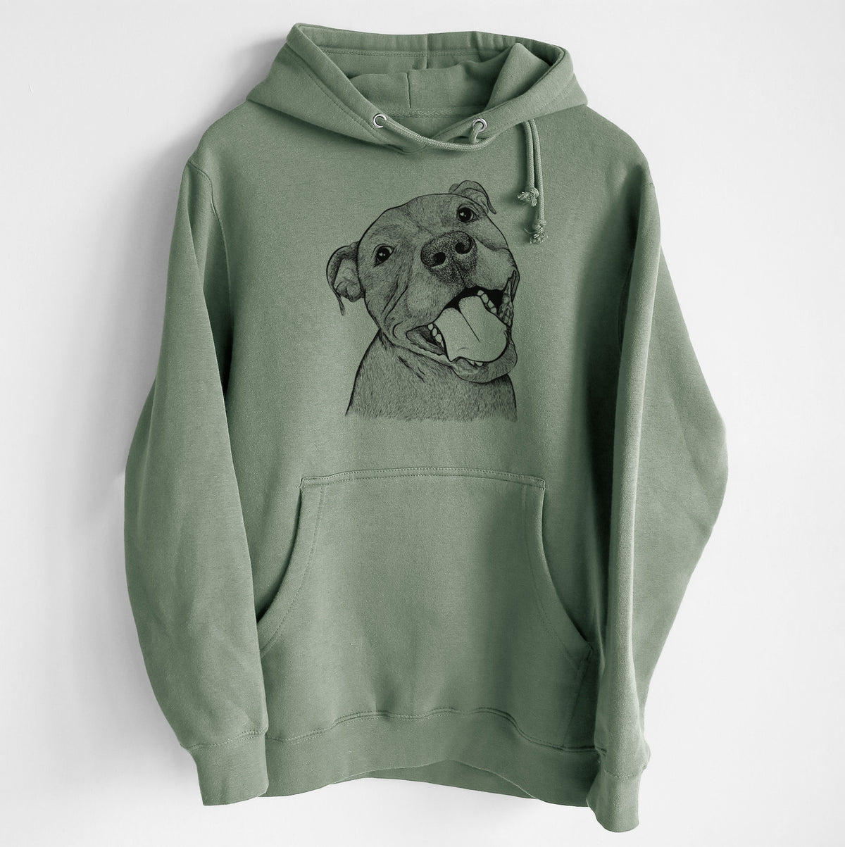 Eloise the Pitbull Mix- Heavyweight Fleece Hoodie