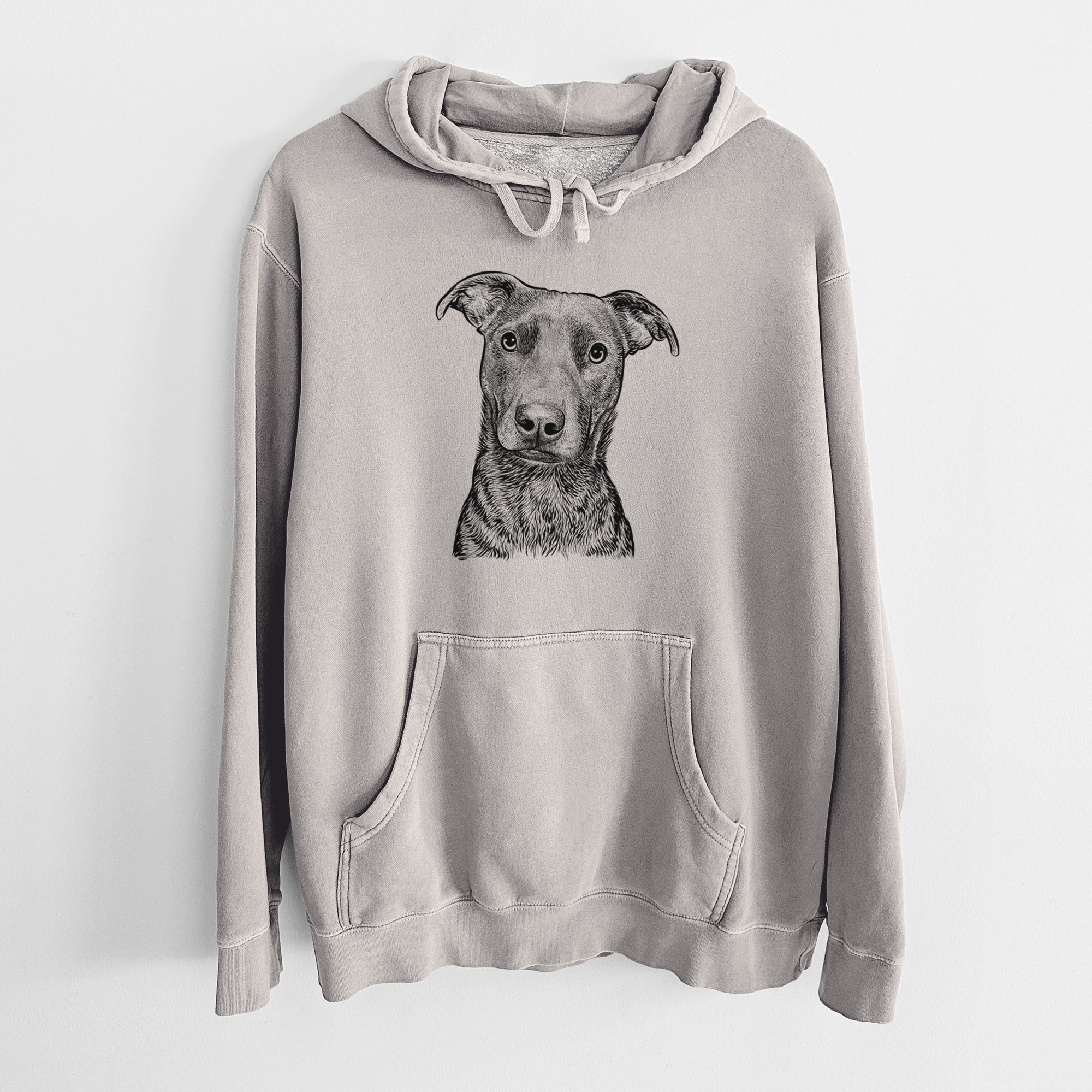 Bare Embyr the Mixed Breed - Unisex Pigment Dyed Hoodie