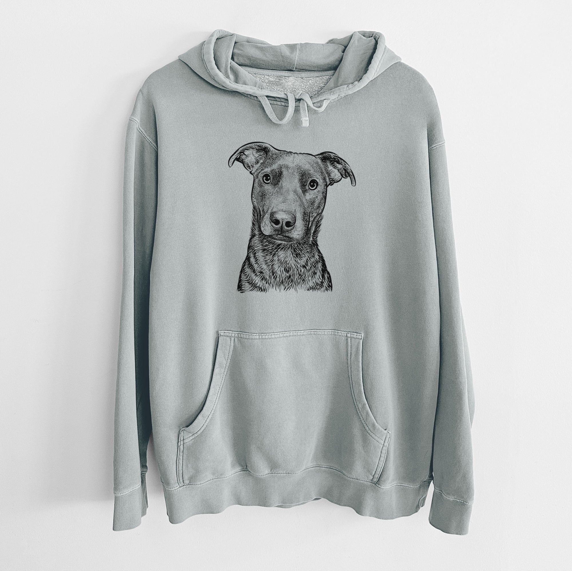 Bare Embyr the Mixed Breed - Unisex Pigment Dyed Hoodie