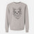 Bare Emma the Longhaired Chihuahua - Unisex Pigment Dyed Crew Sweatshirt