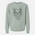 Bare Emma the Longhaired Chihuahua - Unisex Pigment Dyed Crew Sweatshirt