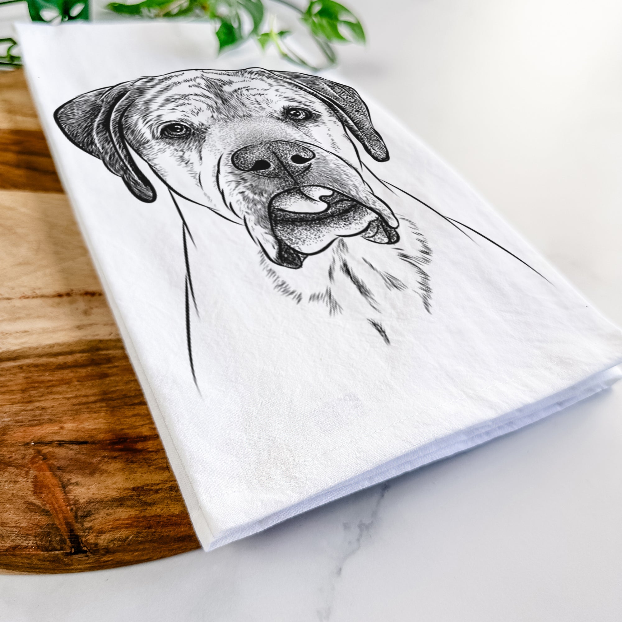 Emma the English Mastiff Tea Towel