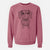 Bare Ernie the Mini Dachshund - Unisex Pigment Dyed Crew Sweatshirt