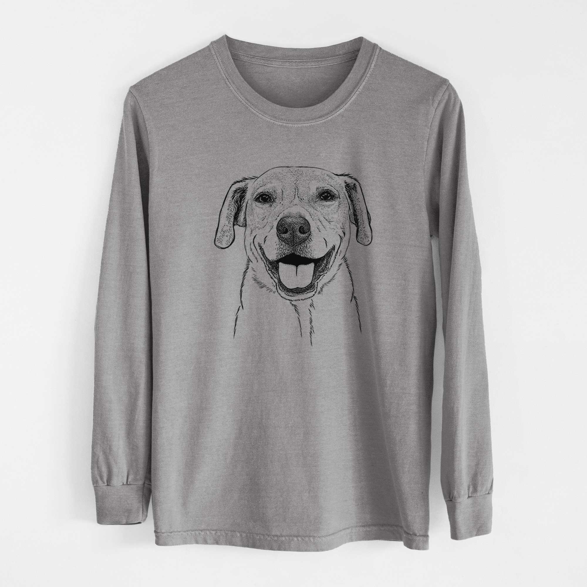 Bare Ernie the Mixed Breed - Men's Heavyweight 100% Cotton Long Sleeve