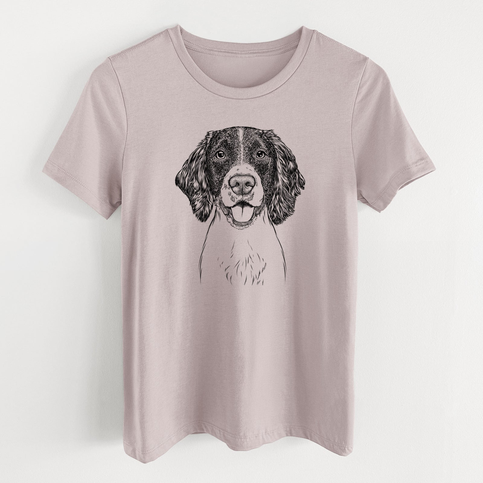 Bare Ever the English Springer Spaniel - Women's Lightweight Relaxed Fit 100% Cotton Crewneck