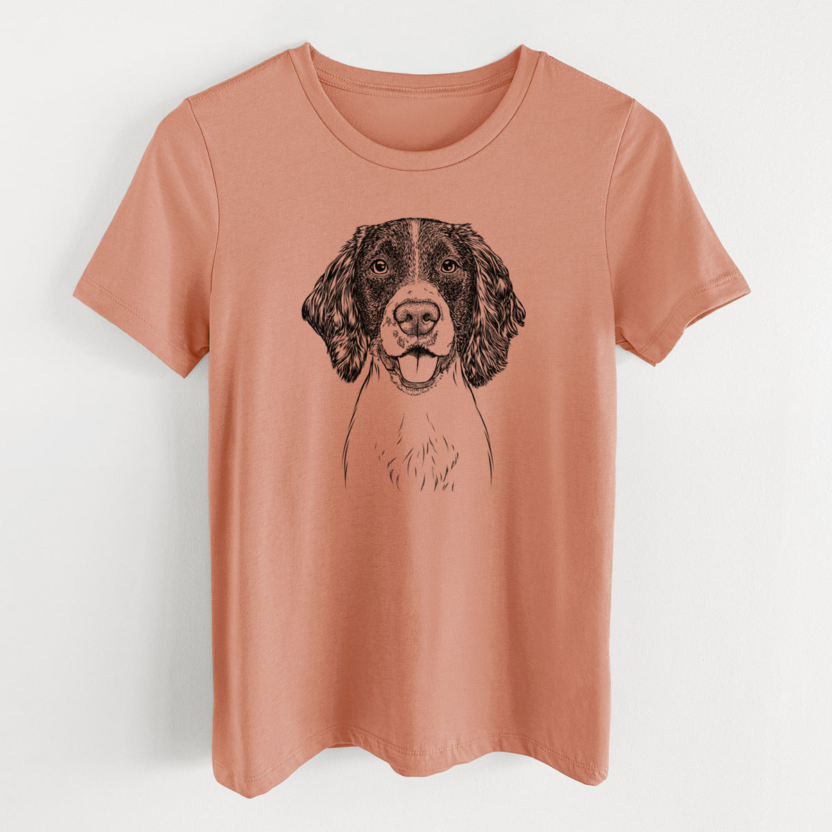 Bare Ever the English Springer Spaniel - Women's Lightweight Relaxed Fit 100% Cotton Crewneck