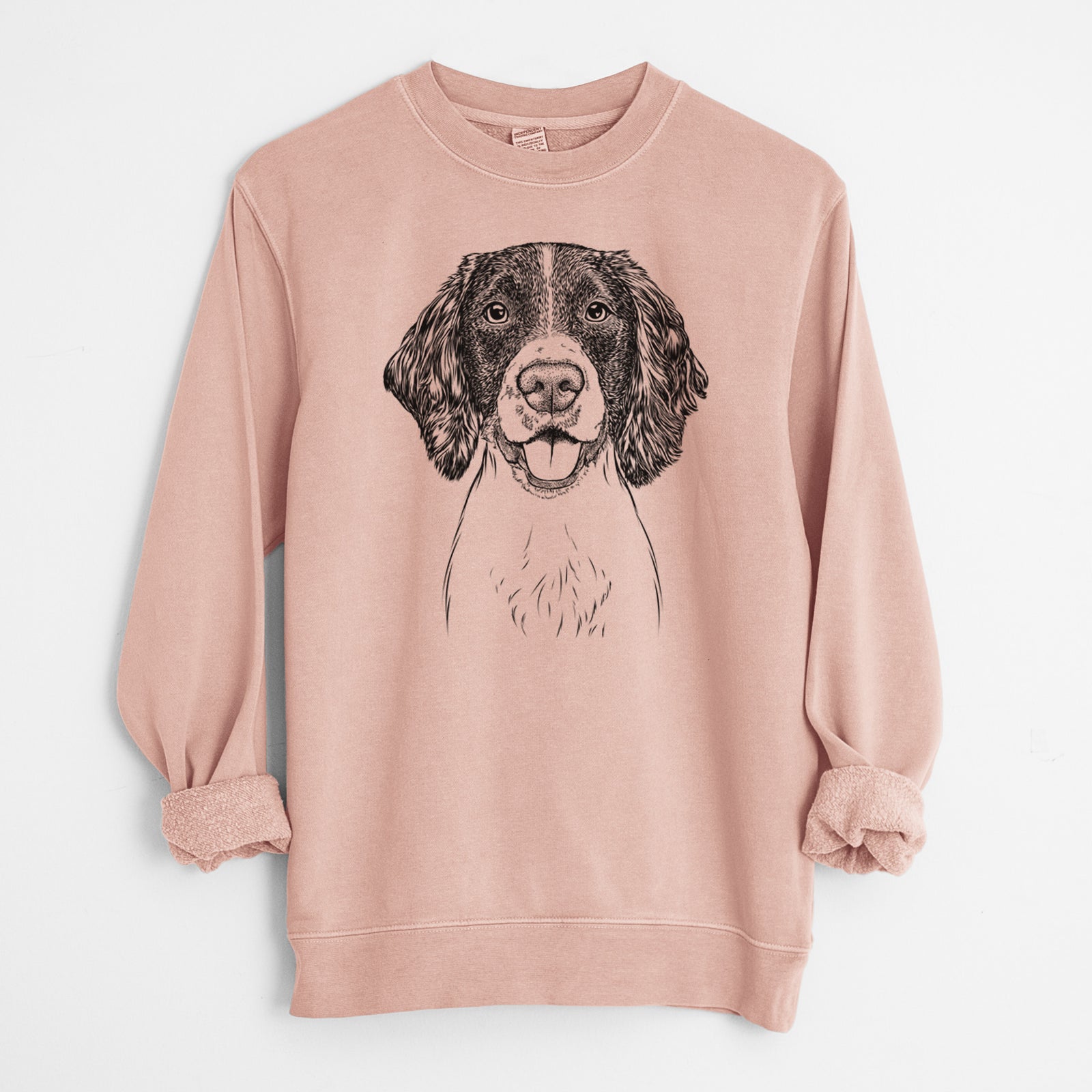 Bare Ever the English Springer Spaniel - Unisex Pigment Dyed Crew Sweatshirt