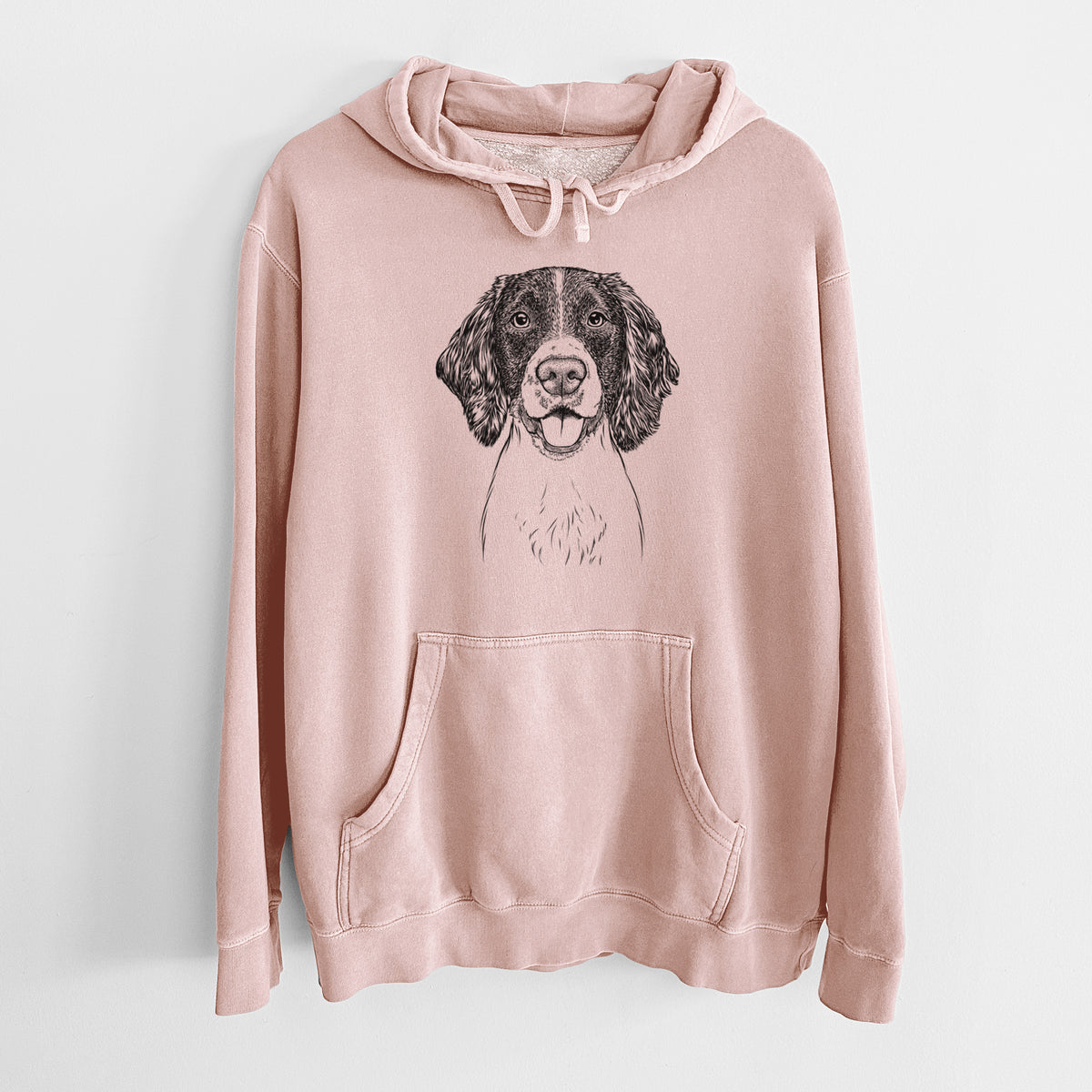Bare Ever the English Springer Spaniel - Unisex Pigment Dyed Hoodie