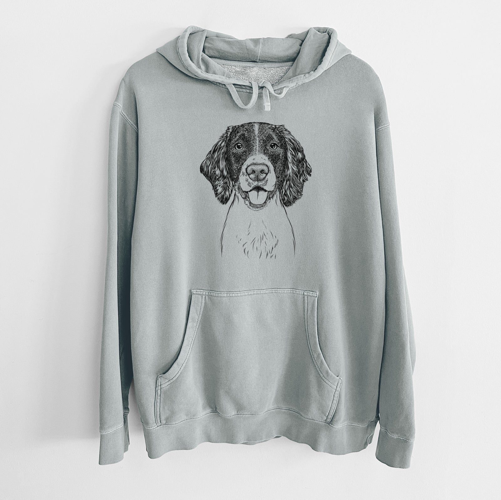 Bare Ever the English Springer Spaniel - Unisex Pigment Dyed Hoodie
