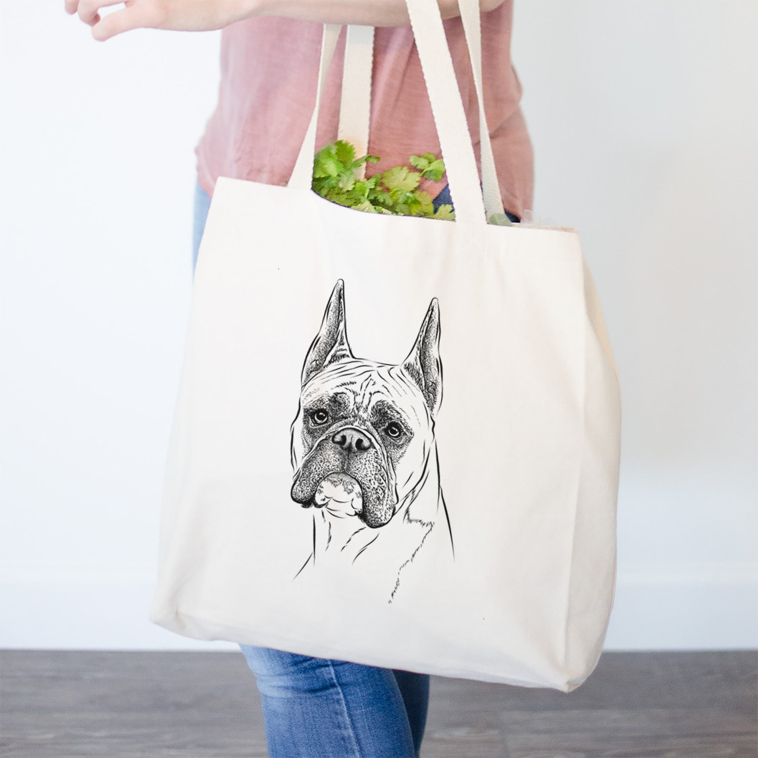 Ezra the Boxer - Tote Bag