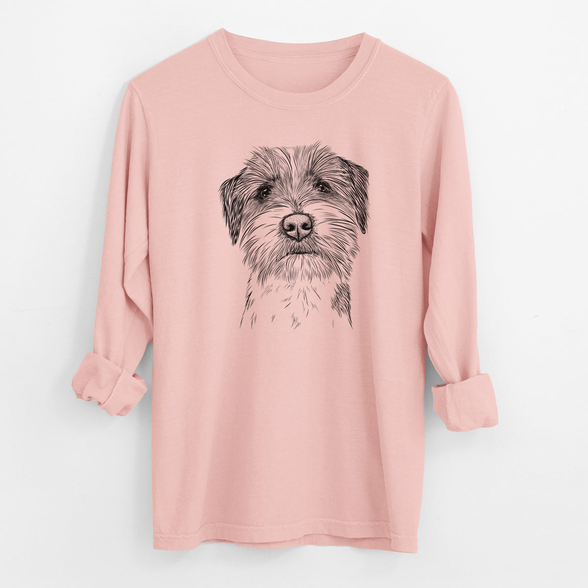 Bare Feis the Parson Russell Terrier - Men's Heavyweight 100% Cotton Long Sleeve