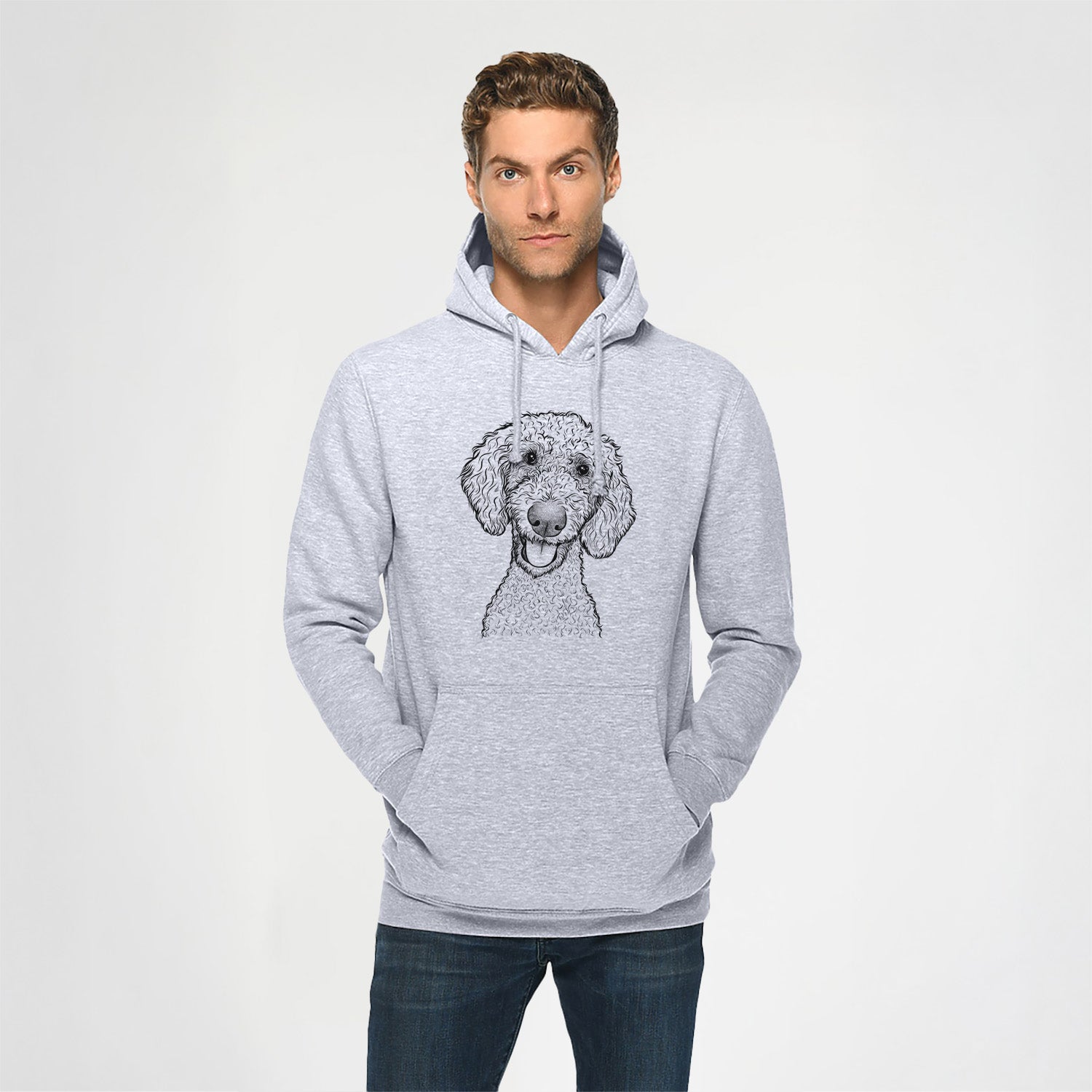 Fenway the Goldendoodle- Heavyweight Fleece Hoodie