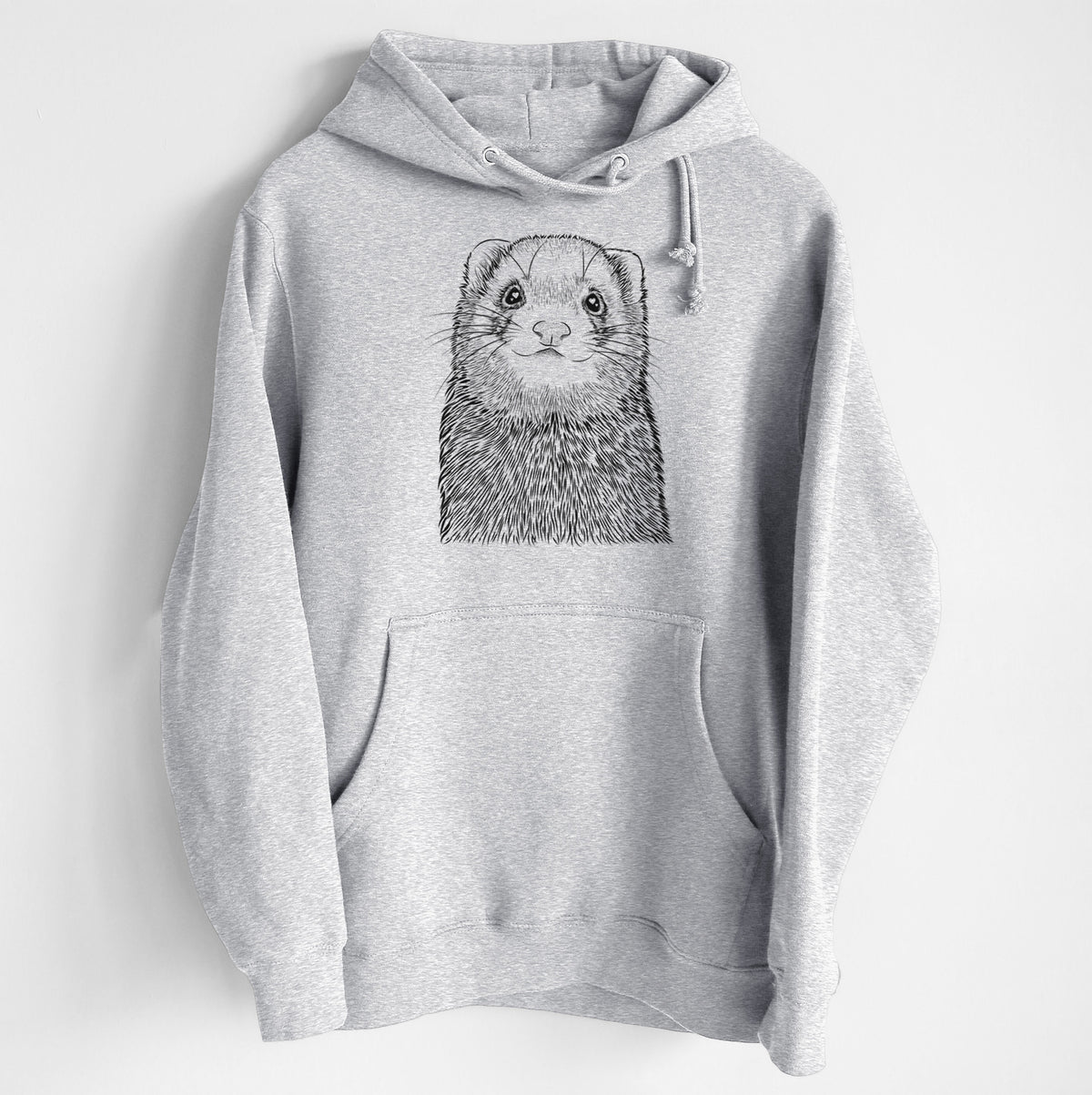 Fig the Ferret- Heavyweight Fleece Hoodie